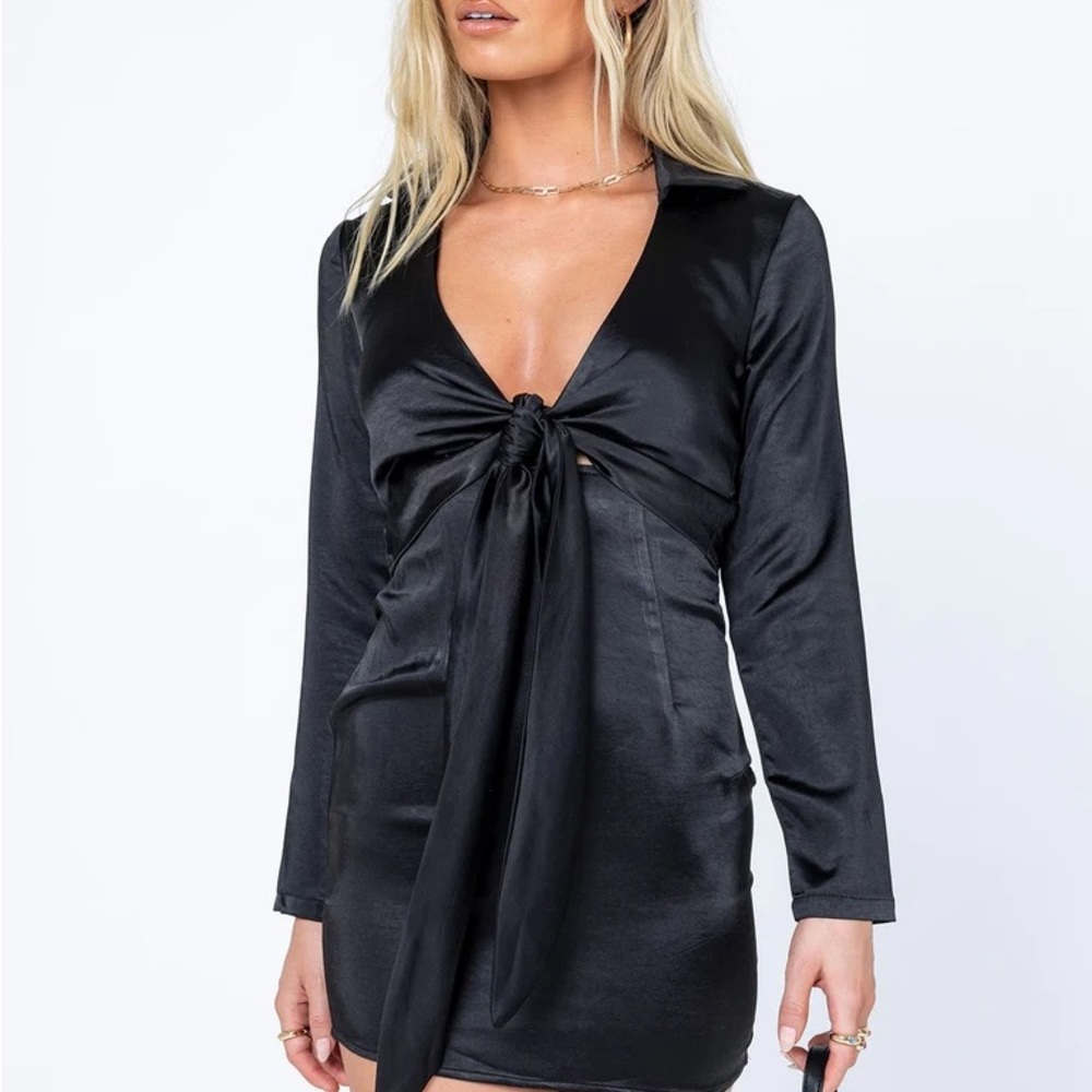 NWT Black Mini Dress Long Sleeves